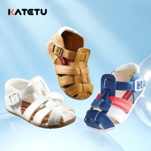 KATETU Crtartu Baby PU Leather Sandal XZ36